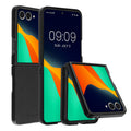 kwmobile Flip Hardcase kompatibel mit Samsung Galaxy Z Flip7 - Hülle für Foldable Handy - Handyhülle in Schwarz Schwarz  