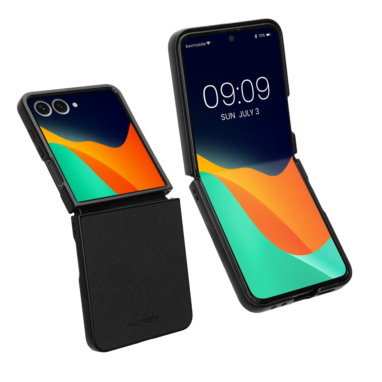 kwmobile Flip Hardcase kompatibel mit Samsung Galaxy Z Flip7 - Hülle für Foldable Handy - Handyhülle