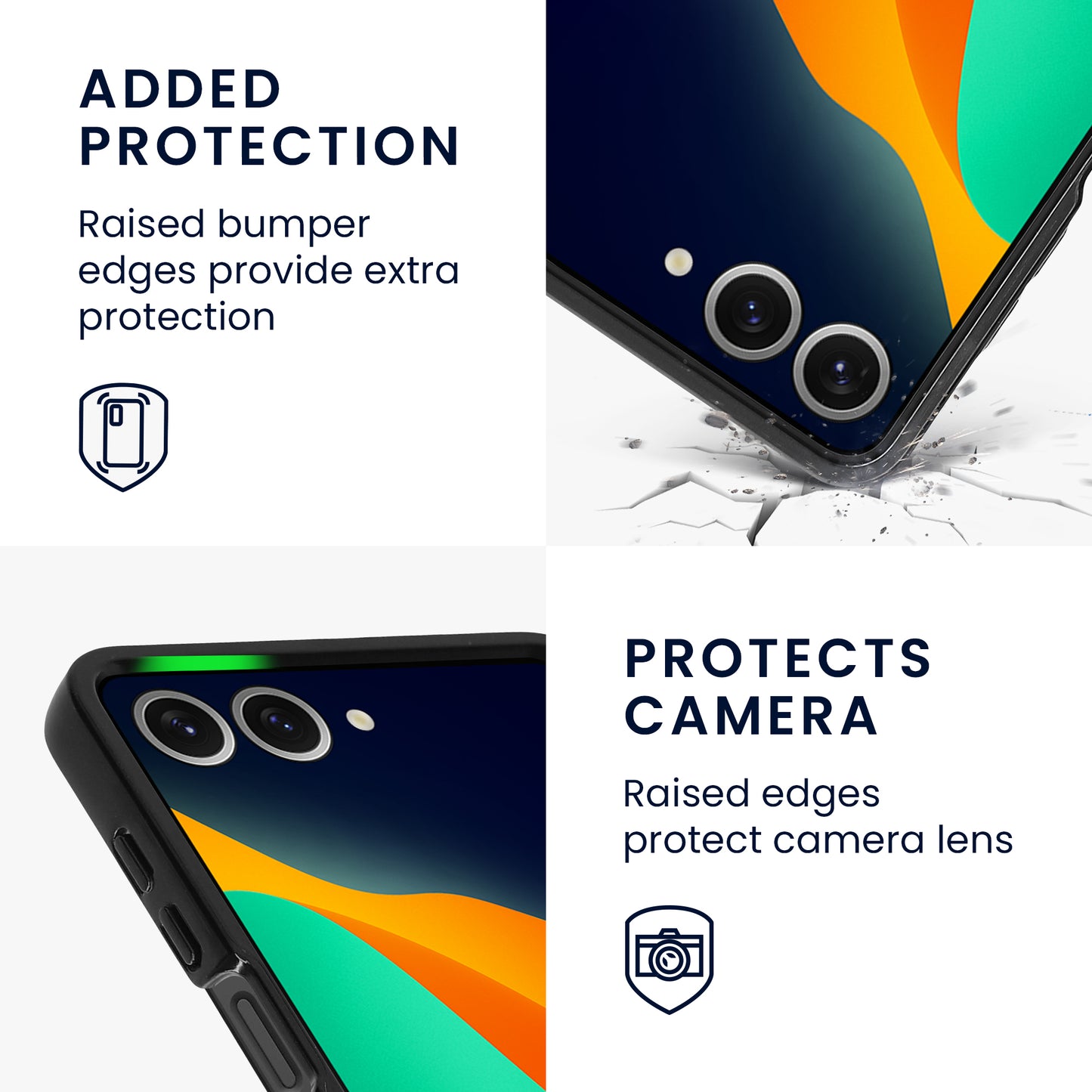 kwmobile Flip Hardcase kompatibel mit Samsung Galaxy Z Flip7 - Hülle für Foldable Handy - Handyhülle