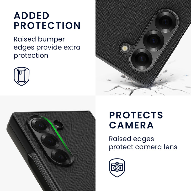 kwmobile Flip Hardcase kompatibel mit Samsung Galaxy Z Fold6 - Hülle für Foldable Handy - Handyhülle