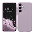 kwmobile Handyhülle kompatibel mit Samsung Galaxy A55 5G Hülle - Handy Case aus weichem Silikon in Lavendel Lavendel  