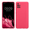 kwmobile Handyhülle kompatibel mit Samsung Galaxy A51 Hülle - Handy Case aus weichem Silikon in Neon Pink Neon Pink  