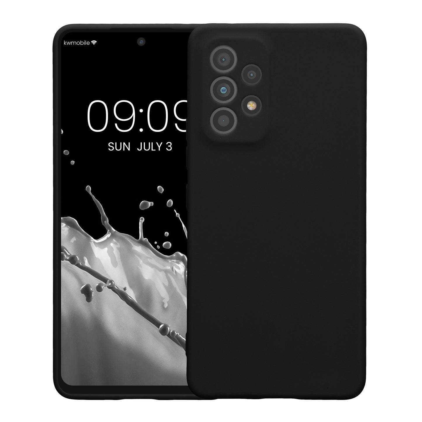 kwmobile Handyhülle für Samsung Galaxy A53 5G Hülle - weiches Handy Silikon Case - Schutzhülle Cover