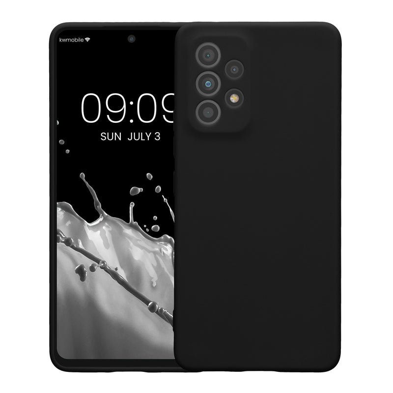 kwmobile Handyhülle für Samsung Galaxy A53 5G Hülle - weiches Handy Silikon Case - Schutzhülle Cover