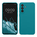 kwmobile Handyhülle kompatibel mit Samsung Galaxy A56 5G Hülle - Handy Case aus weichem Silikon in Petrol matt Petrol matt  