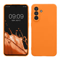kwmobile Handyhülle kompatibel mit Samsung Galaxy A56 5G Hülle - Handy Case aus weichem Silikon in Fruity Orange Fruity Orange  