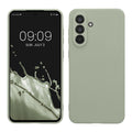 kwmobile Handyhülle kompatibel mit Samsung Galaxy A56 5G Hülle - Handy Case aus weichem Silikon in Graugrün Graugrün  