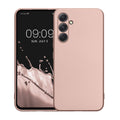 kwmobile Handyhülle für Samsung Galaxy A54 5G Hülle - weiche Silikon Case metallisch schimmernd - Schutzhülle Cover