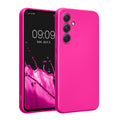 kwmobile Handyhülle kompatibel mit Samsung Galaxy A54 5G Hülle - weiche Silikon Case metallisch schimmernd in Metallic Pink Metallic Pink  