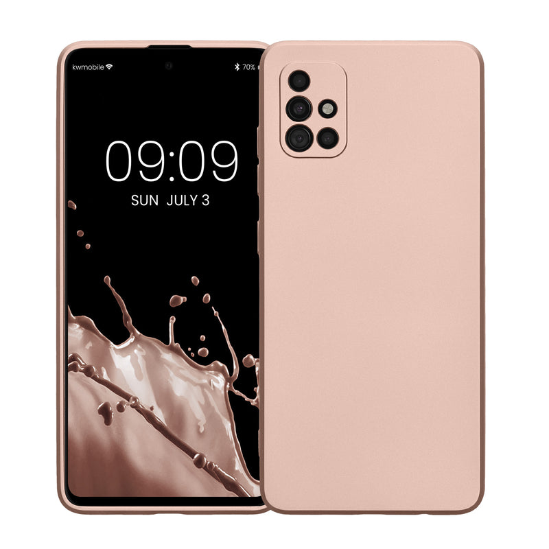 kwmobile Handyhülle für Samsung Galaxy A51 Hülle - weiche Silikon Case - Schutzhülle Cover