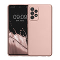 kwmobile Handyhülle für Samsung Galaxy A52 / A52 5G / A52s 5G Hülle - weiche Silikon Case metallisch schimmernd - Schutzhülle Cover