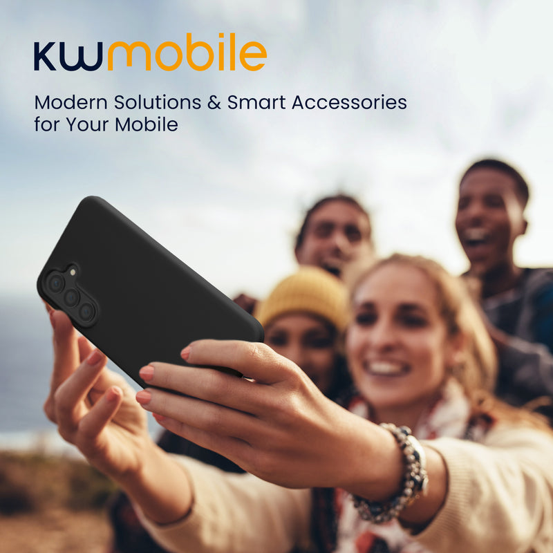 kwmobile Handyhülle für Samsung Galaxy S25 FE Hülle - Case Silikon - Kabelloses Laden - Schutzhülle Cover