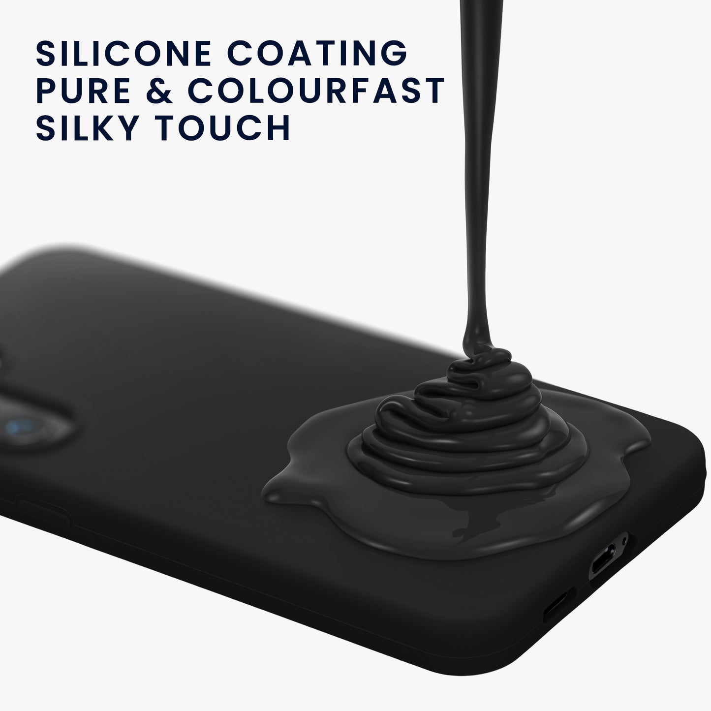 kwmobile Handyhülle für Samsung Galaxy S25 FE Hülle - Case Silikon - Kabelloses Laden - Schutzhülle Cover