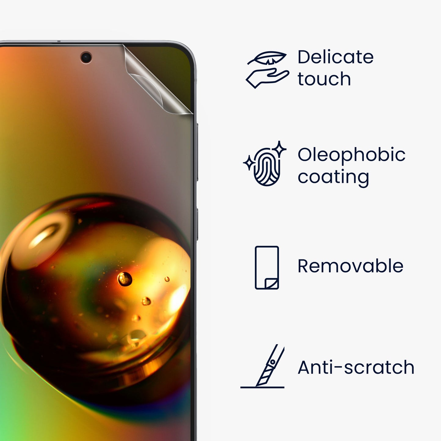 6x Folie kristallklar für Samsung Galaxy S25 FE