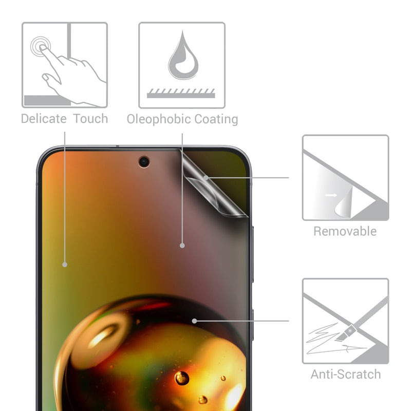 3x Displayschutzfolie matt kompatibel mit Samsung Galaxy S25 FE