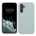 kwmobile Hülle kompatibel mit Samsung Galaxy A54 5G Hülle - dünnes Silikon Handy Case - Handyhülle weiche Oberfläche - kabelloses Laden - Cool Mint Cool Mint  
