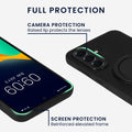 kwmobile Hülle für Samsung Galaxy A56 5G Handyhülle Case kompatibel mit MagSafe Cover mit Ringständer
