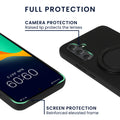 kwmobile Hülle für Samsung Galaxy A54 5G Handyhülle Case kompatibel mit MagSafe Cover mit Ringständer