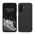 kwmobile Hülle kompatibel mit Samsung Galaxy A17 4G / 5G Hülle - Silikon Handy Case - Handyhülle weiche Oberfläche - kabelloses Laden - Schwarz matt Schwarz matt  