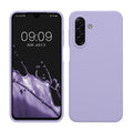 kwmobile Hülle kompatibel mit Samsung Galaxy A17 4G / 5G Hülle - Silikon Handy Case - Handyhülle weiche Oberfläche - kabelloses Laden - Lavendel Lavendel  