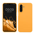 kwmobile Hülle kompatibel mit Samsung Galaxy A17 4G / 5G Hülle - Silikon Handy Case - Handyhülle weiche Oberfläche - kabelloses Laden - Fruity Orange Fruity Orange  