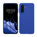 kwmobile Hülle kompatibel mit Samsung Galaxy A17 4G / 5G Hülle - weiches TPU Silikon Case - Cover geeignet für kabelloses Laden - Baltik Blau Baltik Blau  