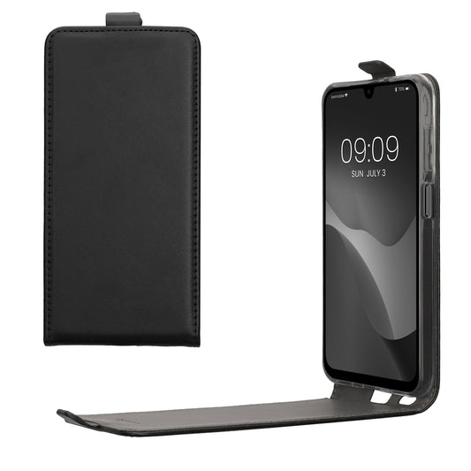 kwmobile Schutzhülle kompatibel mit Samsung Galaxy A17 4G / 5G - Hülle Handy - Flip Case Handyhülle Schwarz Schwarz  