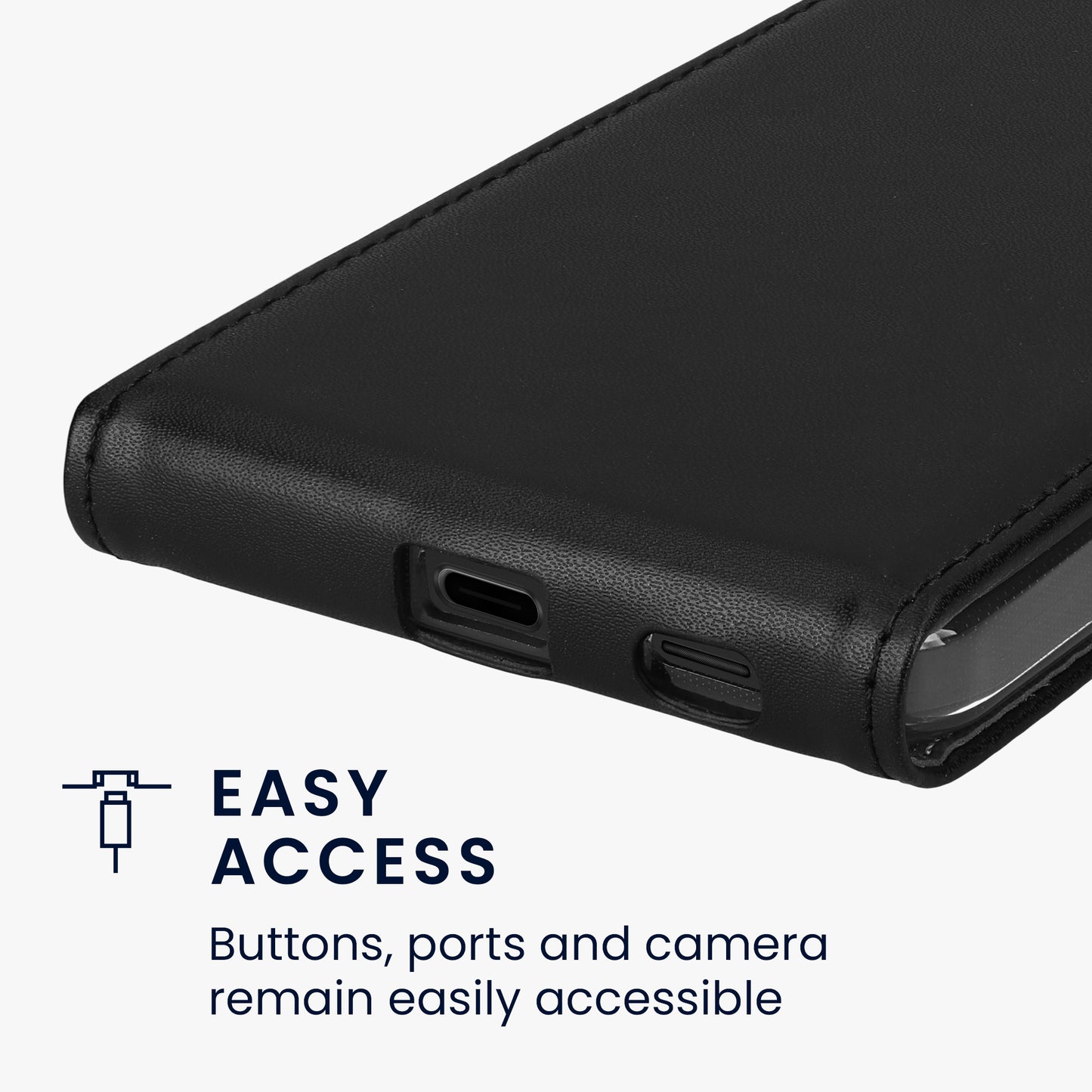 kwmobile Schutzhülle kompatibel mit Samsung Galaxy A17 4G / 5G Flip Case Handyhülle