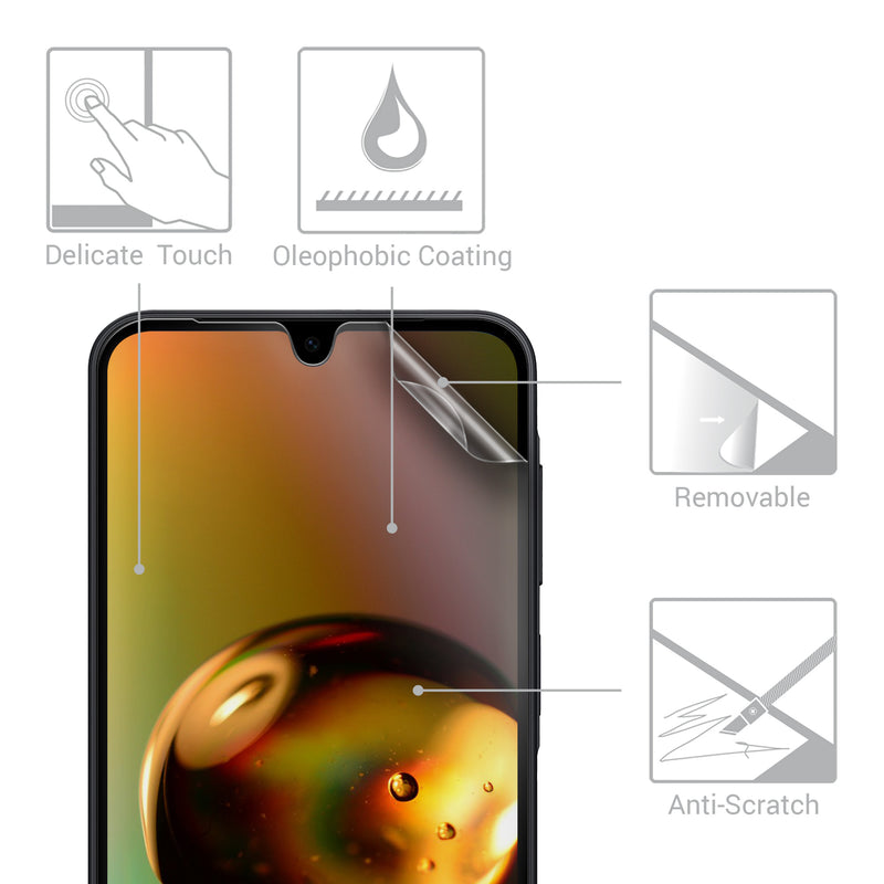 3x Displayschutzfolie matt kompatibel mit Samsung Galaxy A17 4G / 5G
