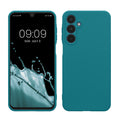 kwmobile Handyhülle kompatibel mit Samsung Galaxy A16 5G Hülle - Handy Case aus weichem Silikon in Petrol matt Petrol matt  