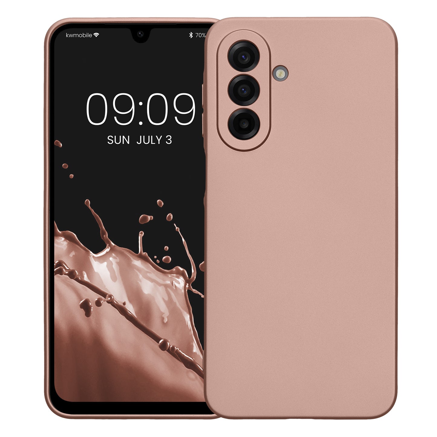 kwmobile Handyhülle für Samsung Galaxy A17 4G / 5G Hülle - weiche Silikon Case Schutzhülle Cover