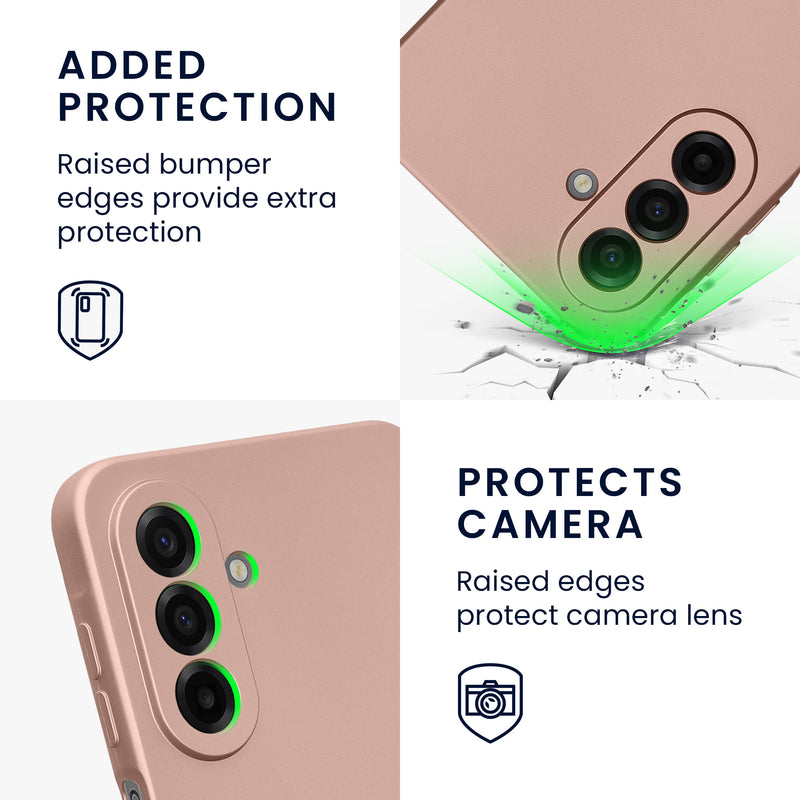 kwmobile Handyhülle für Samsung Galaxy A17 4G / 5G Hülle - weiche Silikon Case Schutzhülle Cover