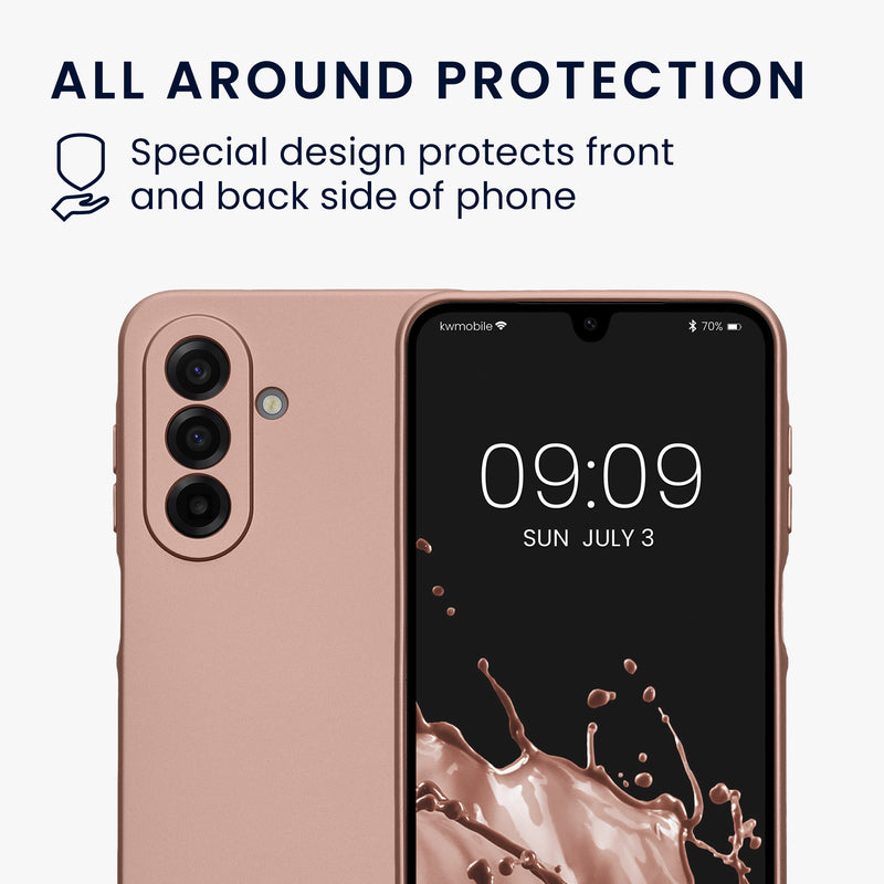 kwmobile Handyhülle für Samsung Galaxy A17 4G / 5G Hülle - weiche Silikon Case Schutzhülle Cover