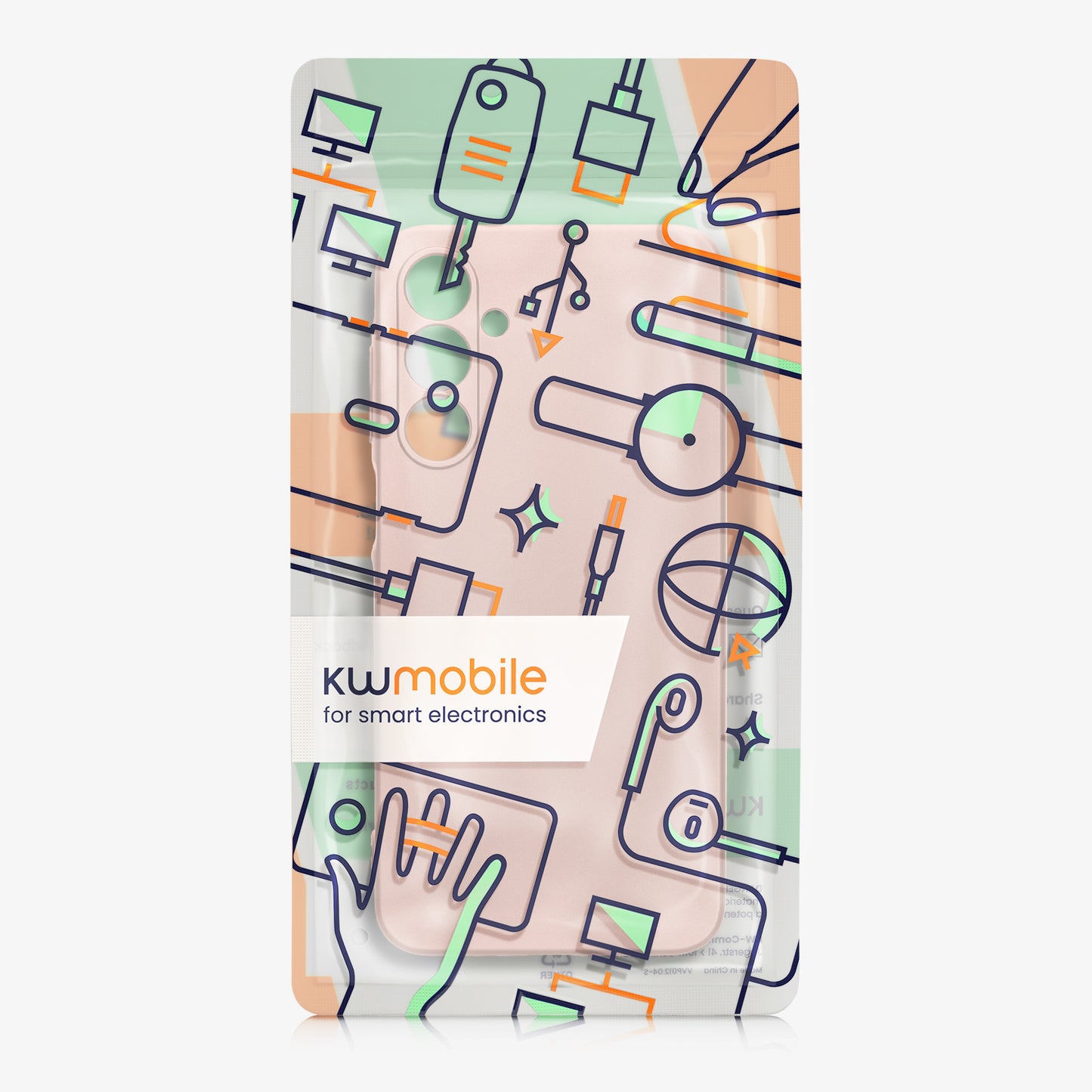 kwmobile Handyhülle für Samsung Galaxy A16 5G Hülle - weiche Silikon Case metallisch schimmernd - Schutzhülle Cover