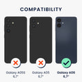 kwmobile Handyhülle für Samsung Galaxy A06 Hülle - weiches Handy Silikon Case - Schutzhülle Cover