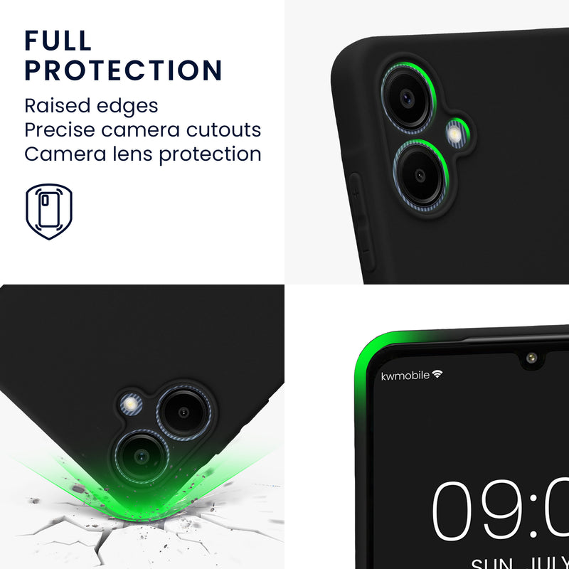 kwmobile Handyhülle für Samsung Galaxy A06 Hülle - weiches Handy Silikon Case - Schutzhülle Cover