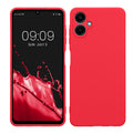 kwmobile Handyhülle kompatibel mit Samsung Galaxy A06 Hülle - Handy Case aus weichem Silikon in Neon Pink Neon Pink  
