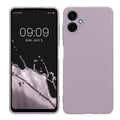 kwmobile Handyhülle kompatibel mit Samsung Galaxy A06 Hülle - Handy Case aus weichem Silikon in Lavendel Lavendel  