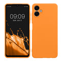 kwmobile Handyhülle kompatibel mit Samsung Galaxy A06 Hülle - Handy Case aus weichem Silikon in Fruity Orange Fruity Orange  