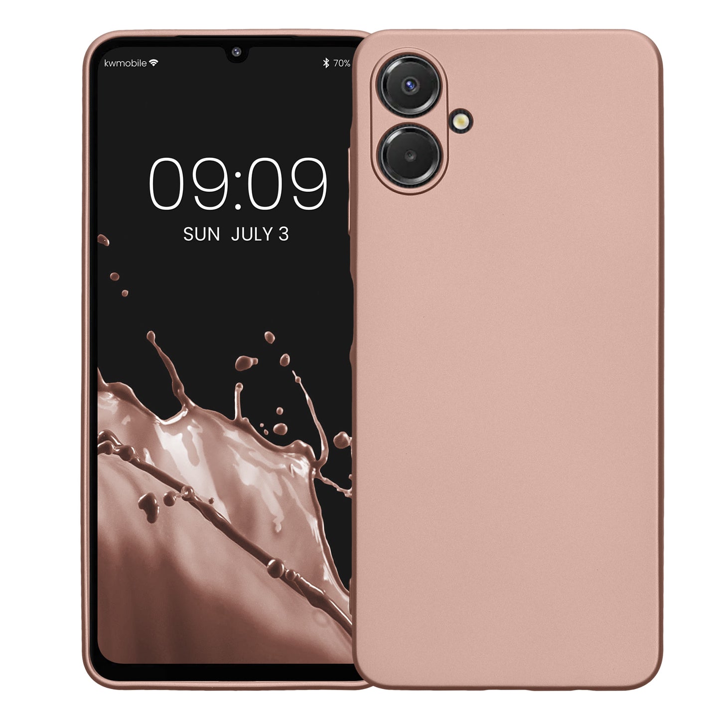 kwmobile Handyhülle für Samsung Galaxy A06 Hülle - weiche Silikon Case Schutzhülle Cover