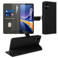 kwmobile Kunstleder Handyhülle kompatibel mit Samsung Galaxy A06 Hülle - Brieftaschen Schutzhülle aus PU-Leder mit Displayschutz und RFID-Schutz