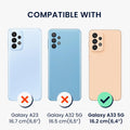 kwmobile Kunstleder Handyhülle kompatibel mit Samsung Galaxy A33 5G Hülle Brieftaschen Schutzhülle aus PU-Leder mit Displayschutz und RFID-Schutz