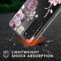 kwmobile Hülle kompatibel mit Samsung Galaxy S20 FE Handyhülle Silikon Case transparent Mit Glas Schutzfolie