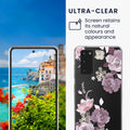 kwmobile Hülle kompatibel mit Samsung Galaxy S20 FE Handyhülle Silikon Case transparent Mit Glas Schutzfolie
