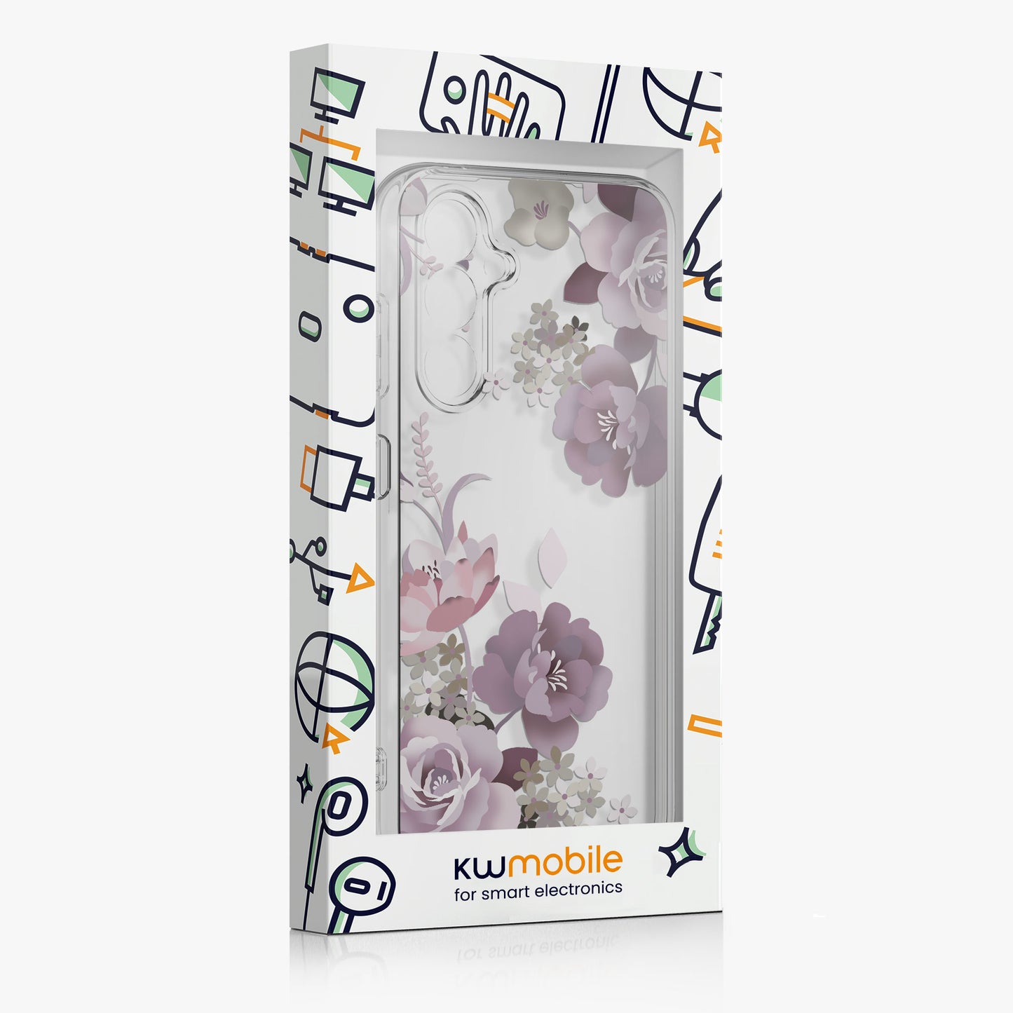 kwmobile Hülle kompatibel mit Samsung Galaxy A16 5G Handyhülle - Silikon Case transparent - Mit Glas Schutzfolie