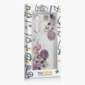 kwmobile Hülle kompatibel mit Samsung Galaxy A17 4G / 5G Handyhülle - Silikon Case transparent - Mit Glas Schutzfolie - Blumenblüten und Rosen Transparent