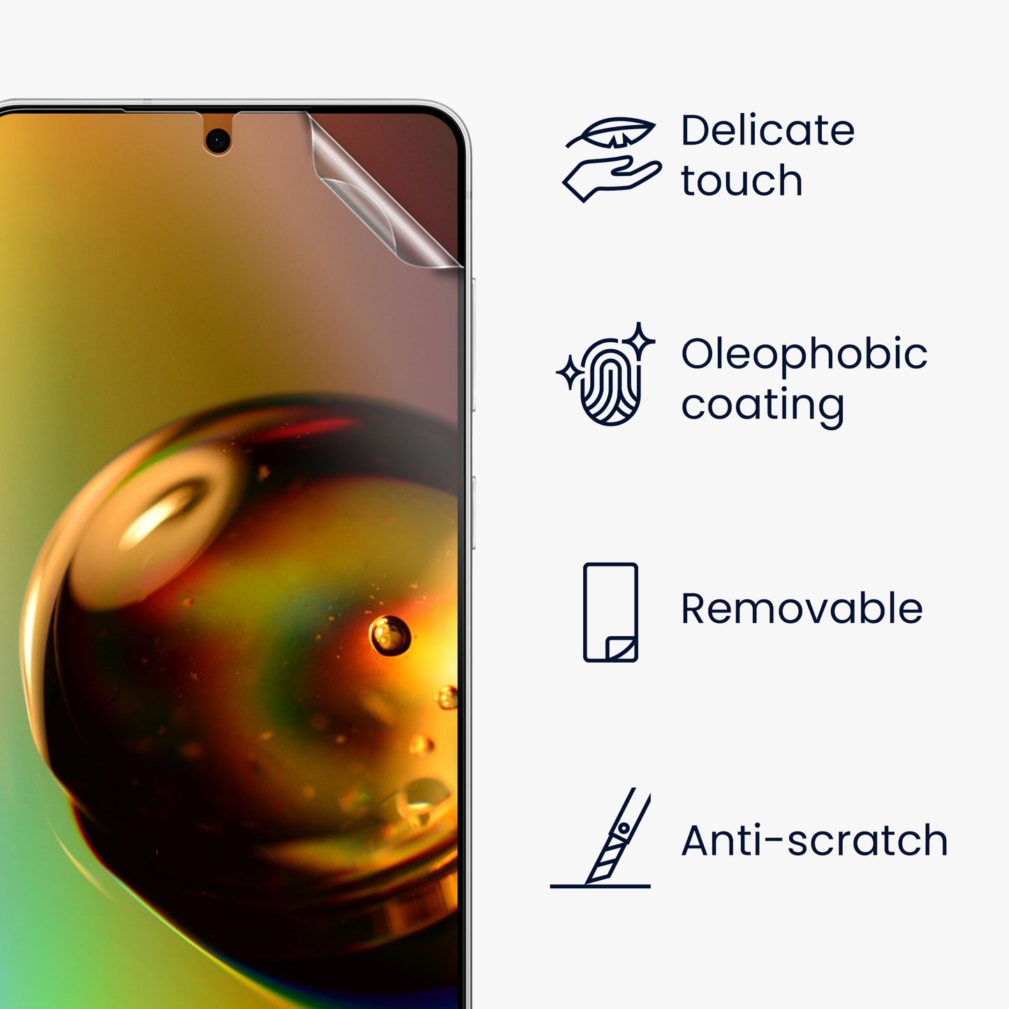 3x Folie kristallklar für Samsung Galaxy S26