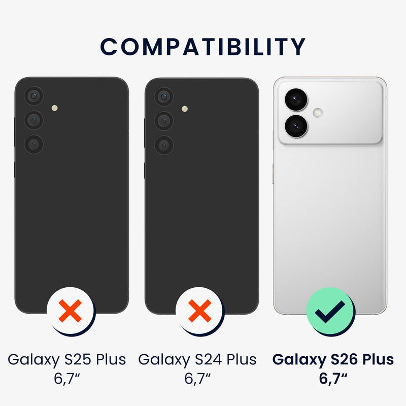 3x Folie kristallklar für Samsung Galaxy S26 Plus