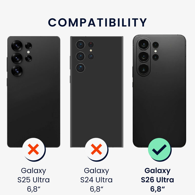 3x Folie kristallklar für Samsung Galaxy S26 Ultra