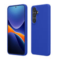 kwmobile Hülle kompatibel mit Samsung Galaxy S26 Plus Hülle - Silikon Handy Case - Handyhülle weiche Oberfläche - kabelloses Laden - Baltik Blau Baltik Blau  